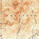United States Geological Survey Guildhall, VT-NH (1933, 62500-Scale) digital map