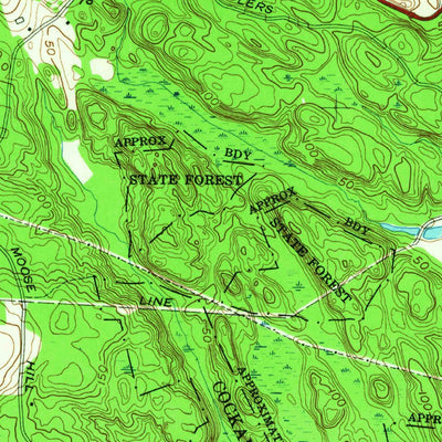 United States Geological Survey Guilford, CT (1954, 24000-Scale) digital map