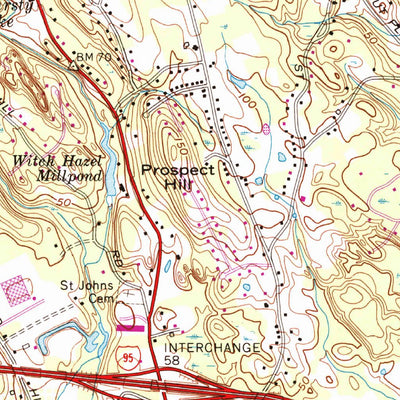 United States Geological Survey Guilford, CT (1968, 24000-Scale) digital map