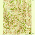 United States Geological Survey Guilford, IN (1953, 24000-Scale) digital map