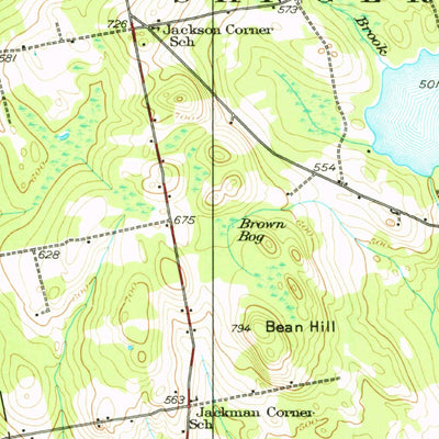 United States Geological Survey Guilford, ME (1933, 62500-Scale) digital map