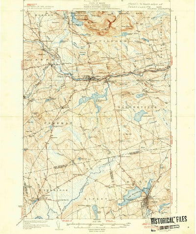 United States Geological Survey Guilford, ME (1937, 62500-Scale) digital map