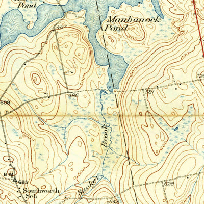 United States Geological Survey Guilford, ME (1937, 62500-Scale) digital map