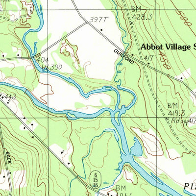 United States Geological Survey Guilford, ME (1984, 24000-Scale) digital map