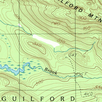 United States Geological Survey Guilford, ME (1984, 24000-Scale) digital map