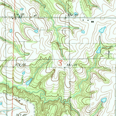 United States Geological Survey Guilford, MO (1985, 24000-Scale) digital map