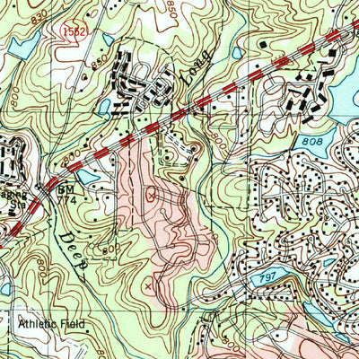 United States Geological Survey Guilford, NC (1997, 24000-Scale) digital map