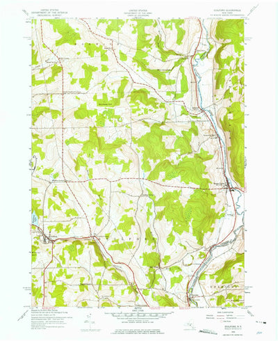 United States Geological Survey Guilford, NY (1943, 24000-Scale) digital map