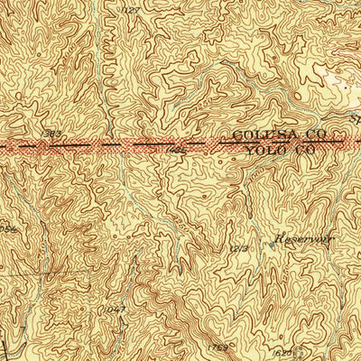 United States Geological Survey Guinda, CA (1945, 62500-Scale) digital map