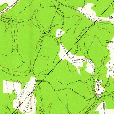 United States Geological Survey Guinea, VA (1949, 24000-Scale) digital map