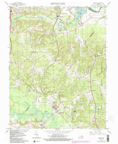 United States Geological Survey Guinea, VA (1966, 24000-Scale) digital map