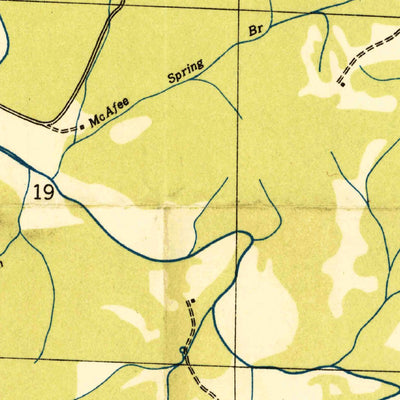 United States Geological Survey Guinn Cross Roads, AL (1936, 24000-Scale) digital map