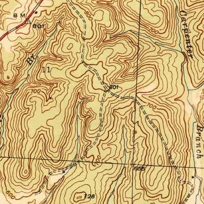 United States Geological Survey Guinn Cross Roads, AL (1947, 24000-Scale) digital map