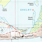 United States Geological Survey Gulf Shores, AL (1980, 24000-Scale) digital map