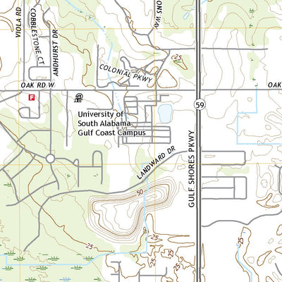 United States Geological Survey Gulf Shores, AL (2021, 24000-Scale) digital map