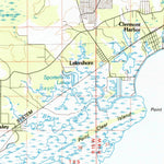 United States Geological Survey Gulfport, MS-LA (1982, 100000-Scale) digital map