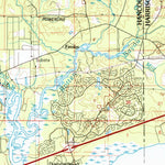 United States Geological Survey Gulfport, MS-LA (1982, 100000-Scale) digital map
