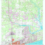United States Geological Survey Gulfport North, MS (1994, 24000-Scale) digital map