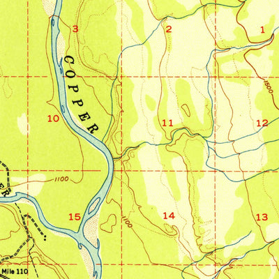 United States Geological Survey Gulkana A-3, AK (1952, 63360-Scale) digital map