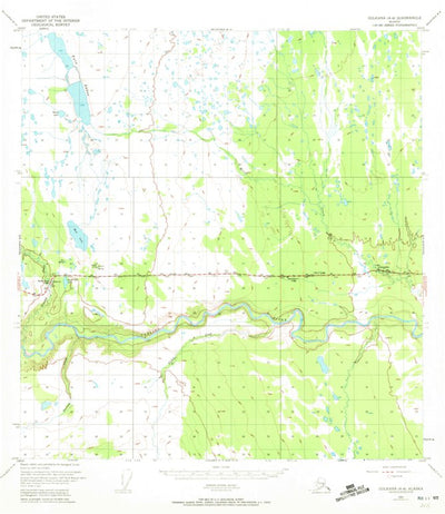 United States Geological Survey Gulkana A-4, AK (1951, 63360-Scale) digital map
