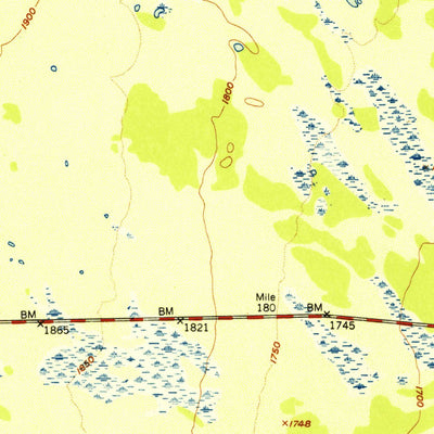 United States Geological Survey Gulkana A-4, AK (1952, 63360-Scale) digital map