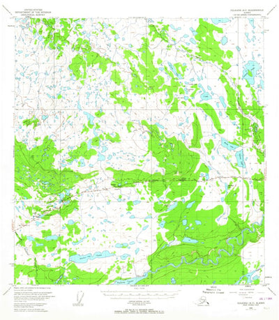 United States Geological Survey Gulkana A-5, AK (1949, 63360-Scale) digital map