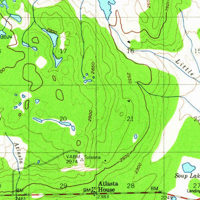 United States Geological Survey Gulkana A-5, AK (1949, 63360-Scale) digital map