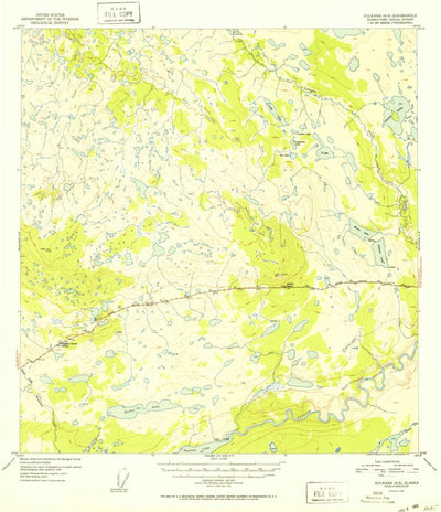 United States Geological Survey Gulkana A-5, AK (1952, 63360-Scale) digital map