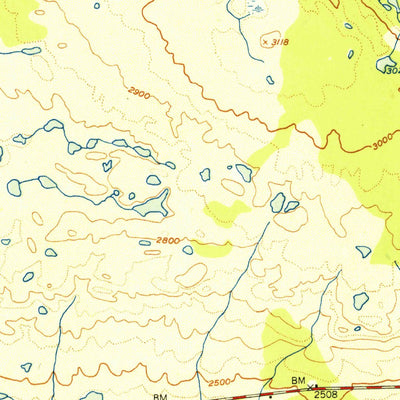 United States Geological Survey Gulkana A-5, AK (1952, 63360-Scale) digital map