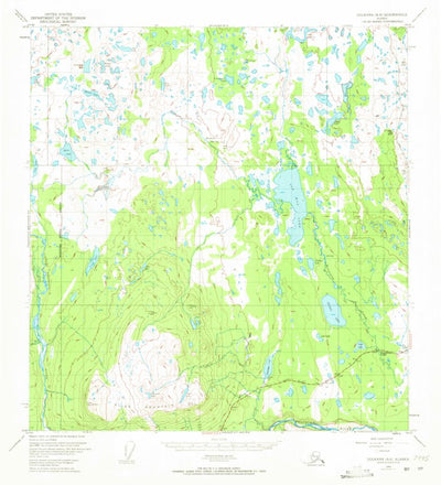 United States Geological Survey Gulkana A-6, AK (1949, 63360-Scale) digital map