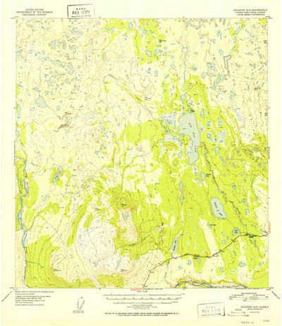 United States Geological Survey Gulkana A-6, AK (1952, 63360-Scale) digital map
