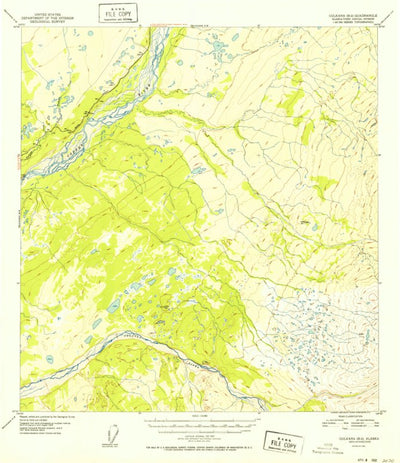 United States Geological Survey Gulkana B-2, AK (1952, 63360-Scale) digital map