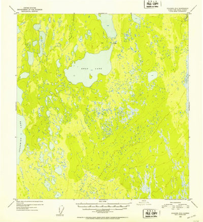 United States Geological Survey Gulkana B-4, AK (1952, 63360-Scale) digital map