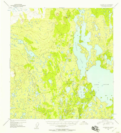 United States Geological Survey Gulkana B-6, AK (1952, 63360-Scale) digital map