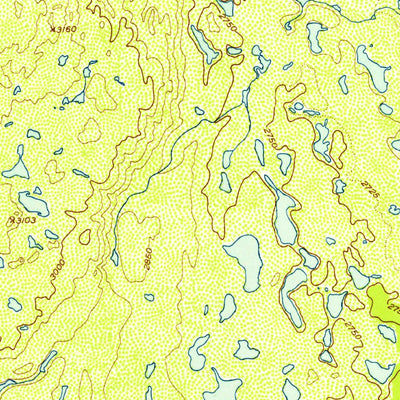 United States Geological Survey Gulkana B-6, AK (1952, 63360-Scale) digital map