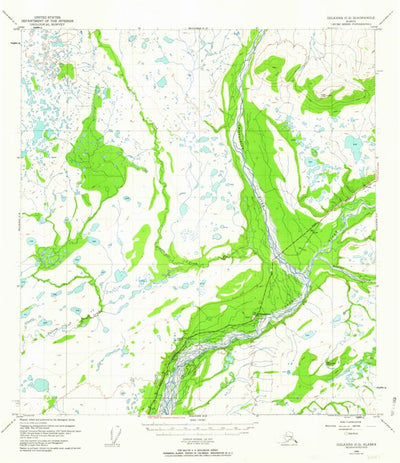 United States Geological Survey Gulkana C-2, AK (1949, 63360-Scale) digital map