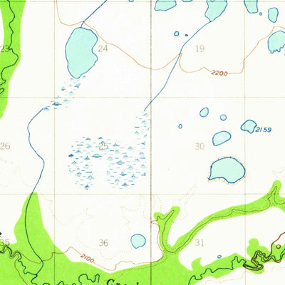 United States Geological Survey Gulkana C-2, AK (1949, 63360-Scale) digital map