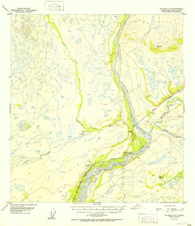 United States Geological Survey Gulkana C-2, AK (1952, 63360-Scale) digital map