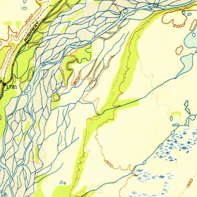 United States Geological Survey Gulkana C-2, AK (1952, 63360-Scale) digital map