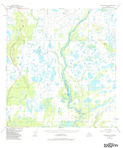 United States Geological Survey Gulkana C-3, AK (1950, 63360-Scale) digital map