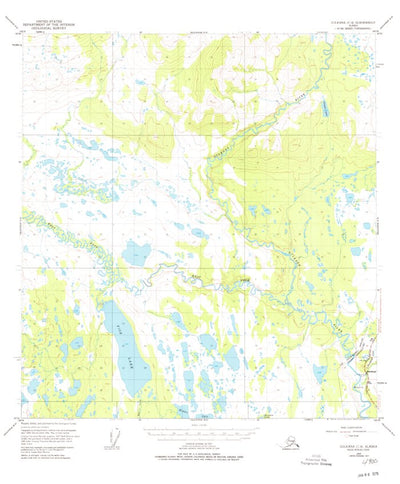 United States Geological Survey Gulkana C-4, AK (1950, 63360-Scale) digital map