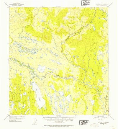 United States Geological Survey Gulkana C-4, AK (1952, 63360-Scale) digital map