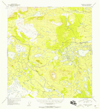 United States Geological Survey Gulkana C-6, AK (1952, 63360-Scale) digital map