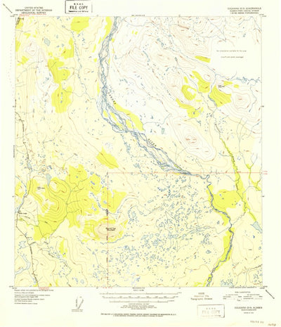 United States Geological Survey Gulkana D-3, AK (1952, 63360-Scale) digital map