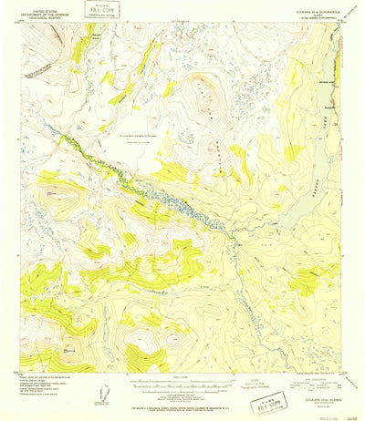 United States Geological Survey Gulkana D-4, AK (1952, 63360-Scale) digital map