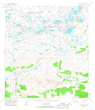 United States Geological Survey Gulkana D-5, AK (1951, 63360-Scale) digital map