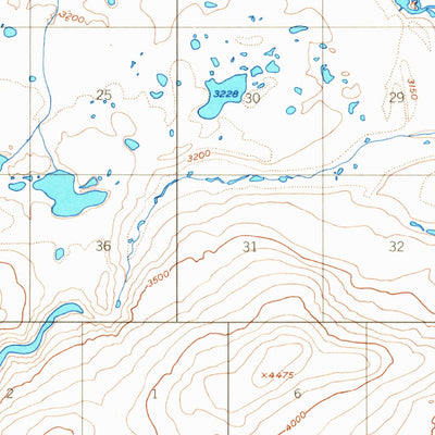 United States Geological Survey Gulkana D-5, AK (1951, 63360-Scale) digital map