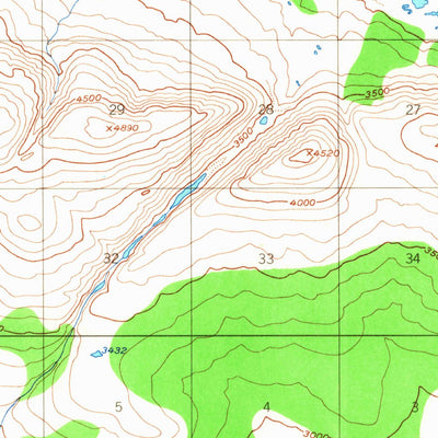 United States Geological Survey Gulkana D-5, AK (1951, 63360-Scale) digital map