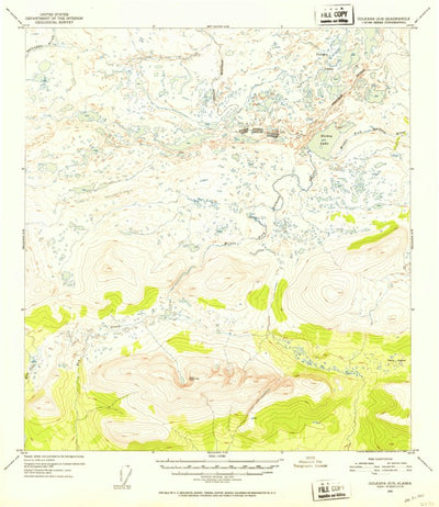 United States Geological Survey Gulkana D-5, AK (1952, 63360-Scale) digital map
