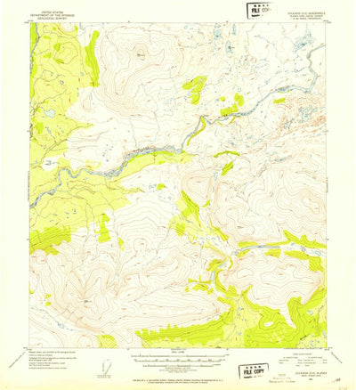 United States Geological Survey Gulkana D-6, AK (1952, 63360-Scale) digital map